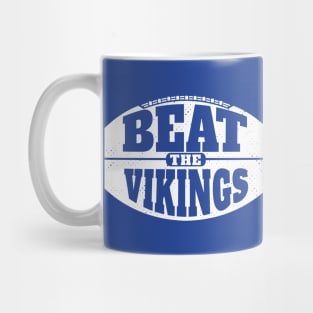 Beat the Vikings // Vintage Football Grunge Gameday Mug